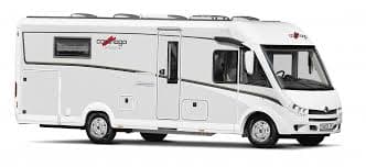 Autocaravana de tipo perfilada