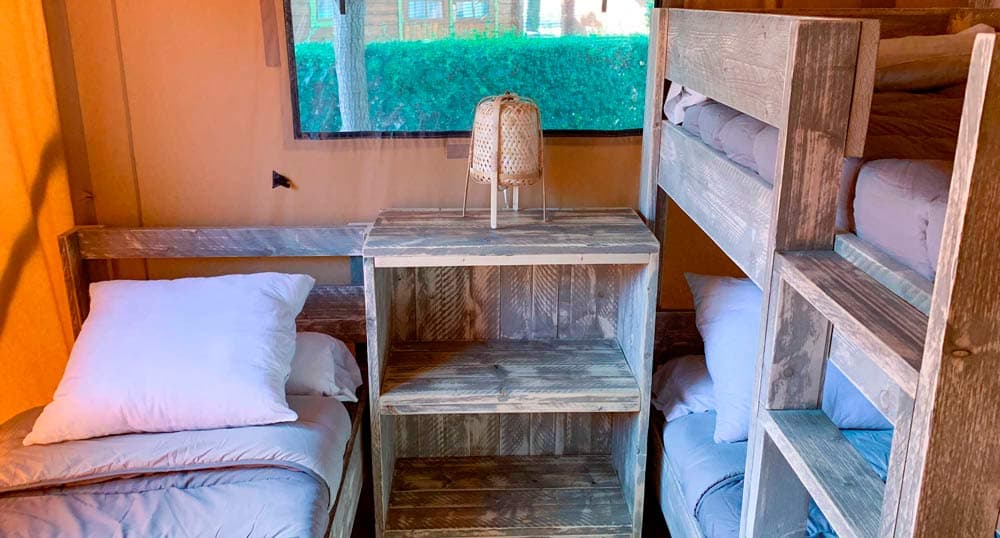 Karibu XL: bedroom with bunk bed