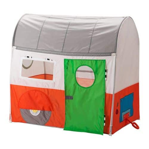 Tienda de campaña con forma de caravana de ikea