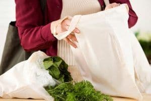 Bolsas de tela para reducir el consumo de plástico