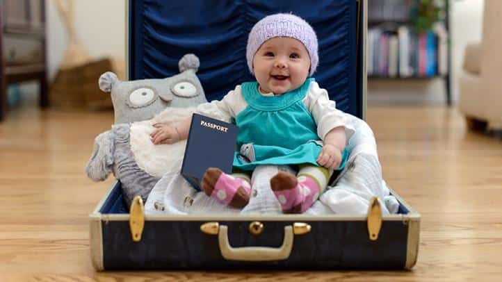 Kit de supervivencia para viajar con bebés