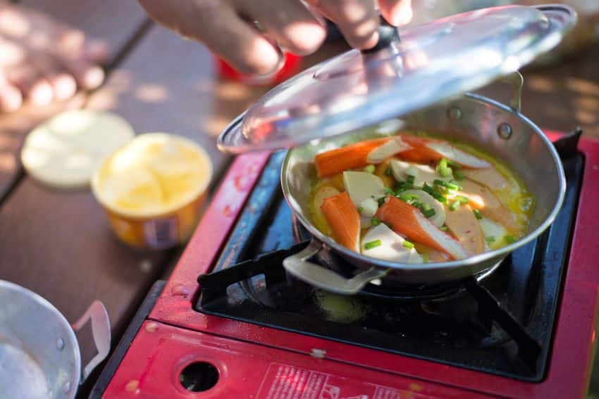 Tienda de cocina para ir de camping