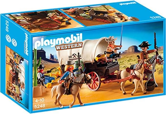PLAYMOBIL – Caravana con Bandidos, Set de Juego (5248)