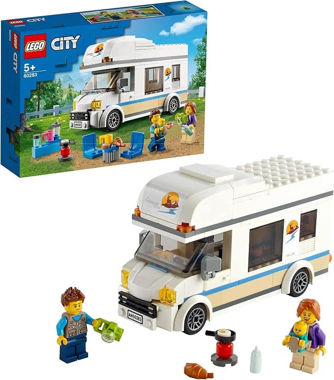 LEGO 60283 City Grandes Vehículos Autocaravana de Vacaciones