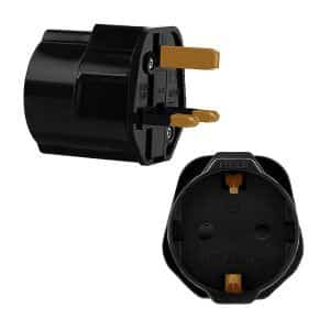 Adaptador simple europeo a reino unido