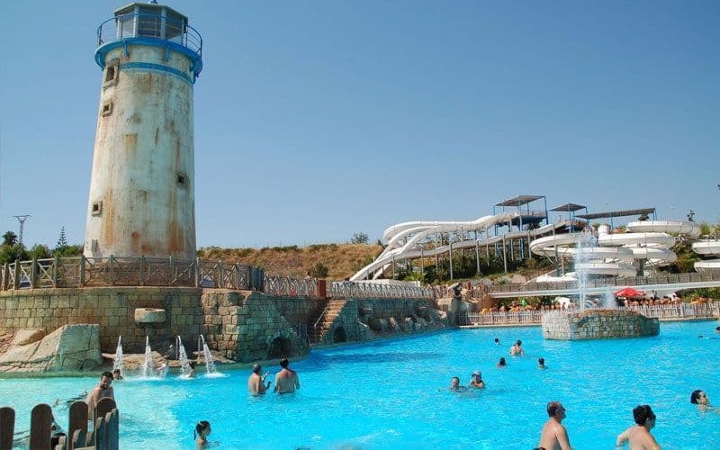 Tobogans in aqua natura benidorm