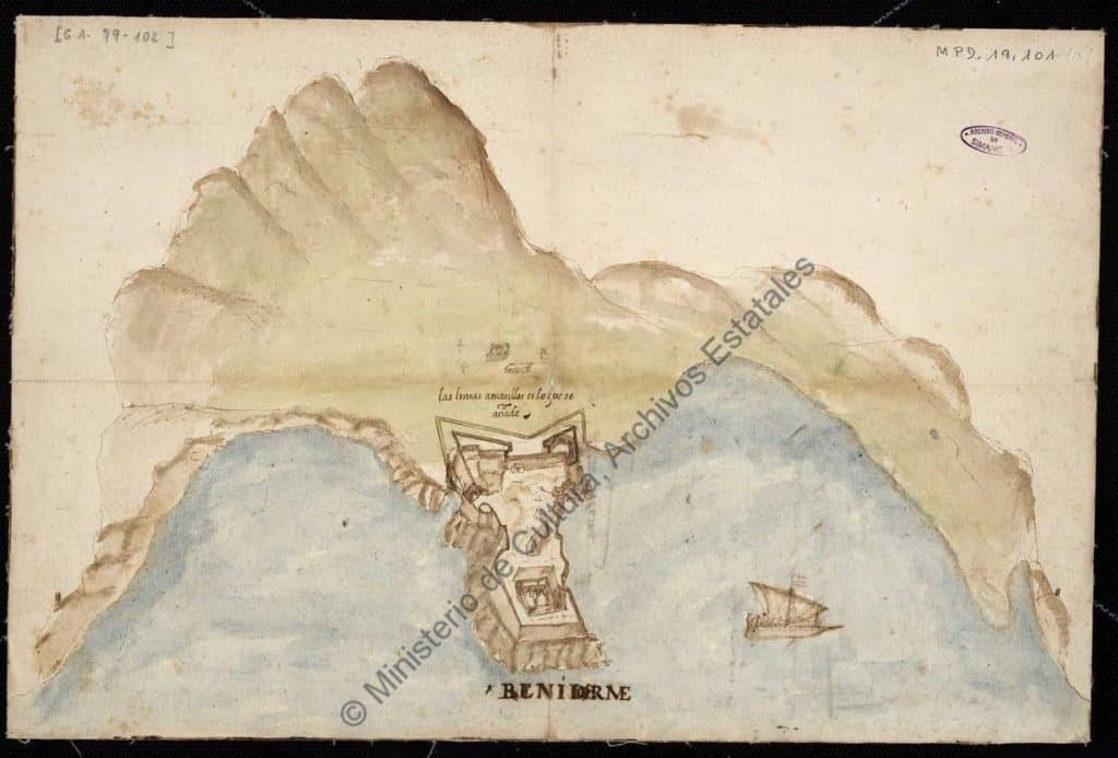 Castillo de benidorm ano 1575