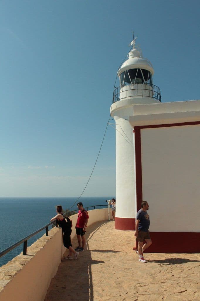Faro albir vista mar camping armanello alicante