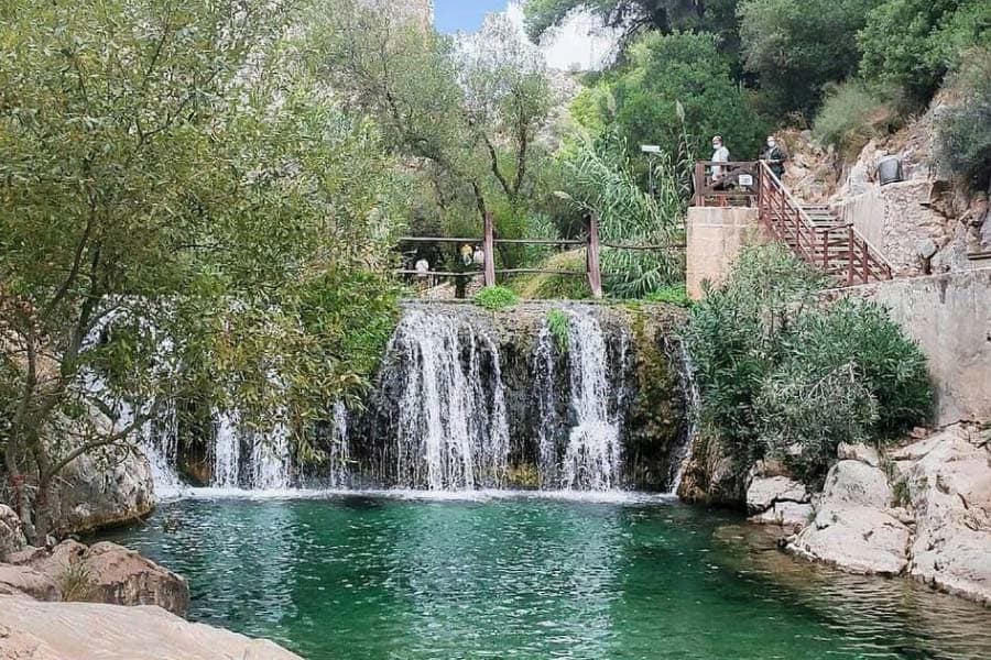 Wasserfall der Fuentes del Algar