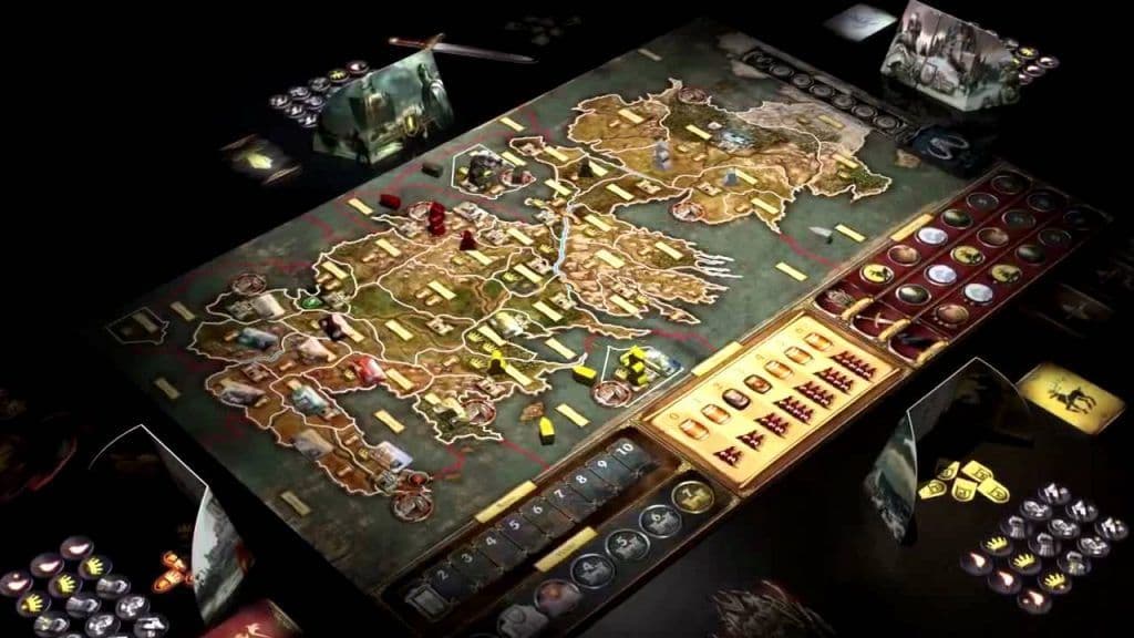 Imagen de tablero de juego de tronos, el juego de mesa para no aburrirse nunca