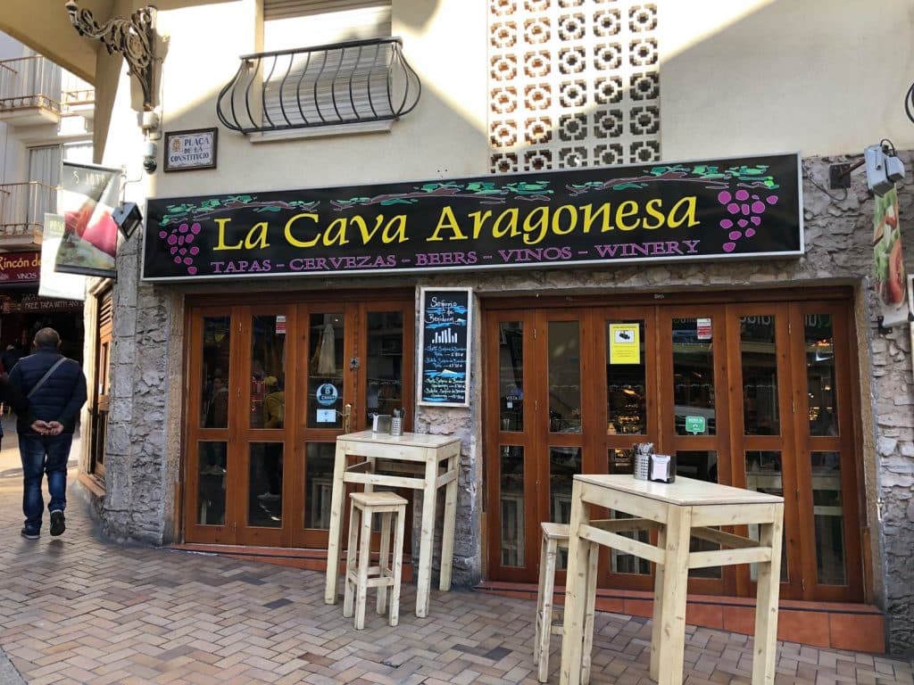 La cava aragonesa, baskische zone in benidorm