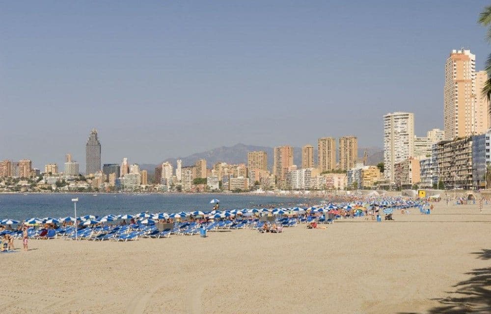Poniente-strand in benidorm