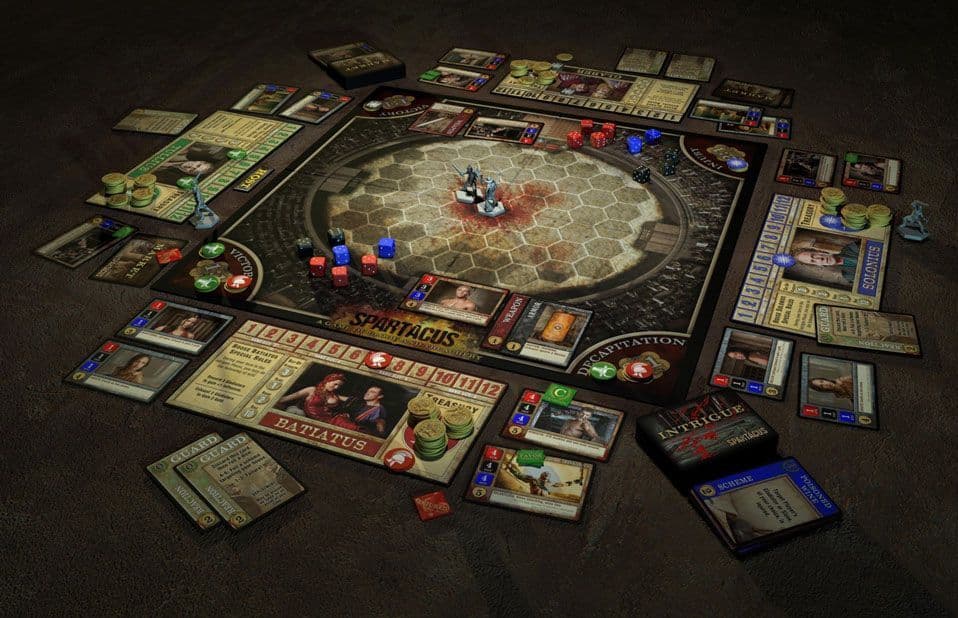 Juego de mesa spartacus, un juego largo pero muy entretenido