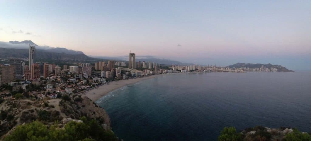 Vistas mirador ermita virgen benidorm