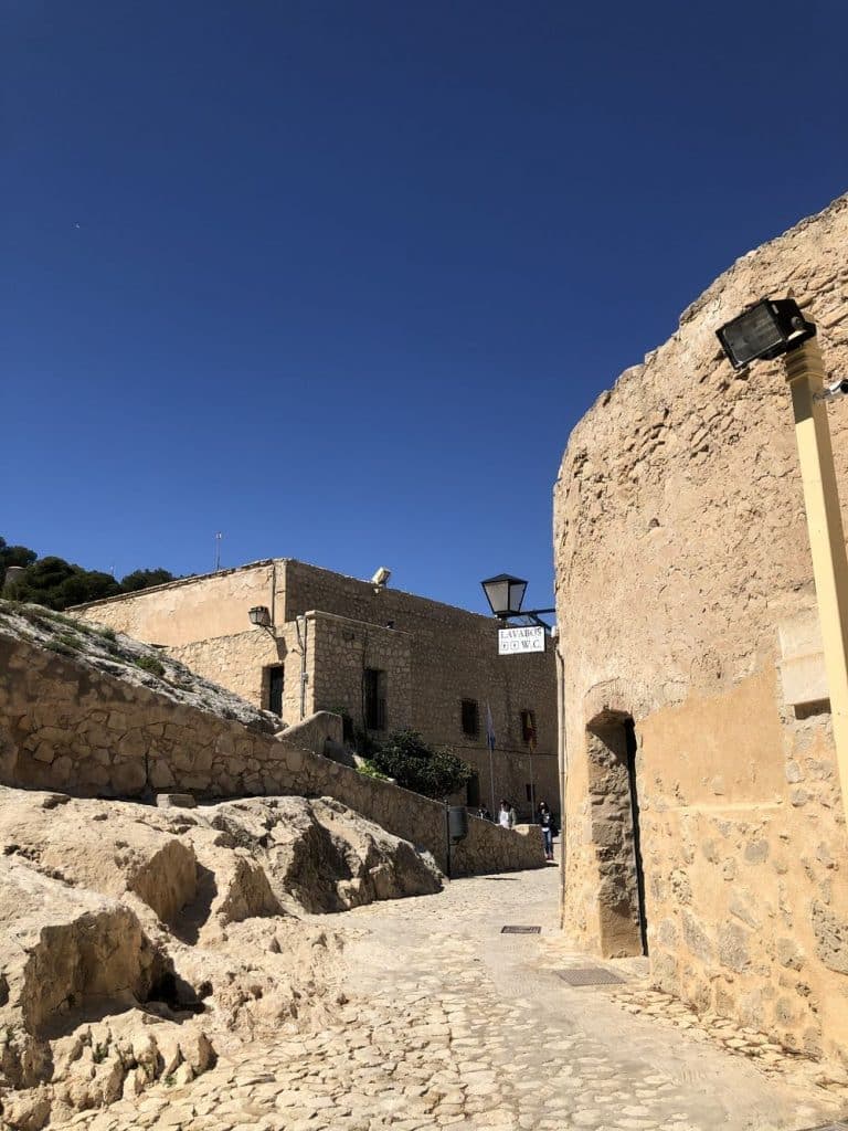 Interior fortaleza santa barbara