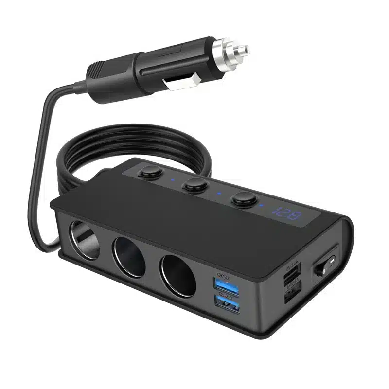 Ladron de mechero de coche de aliexpress a 12 voltios