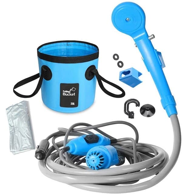 Ducha eléctrica portátil para camping