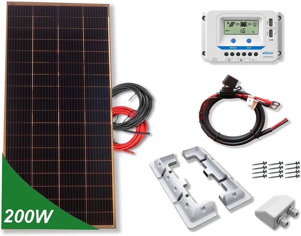 Kit 200w camper 12 v