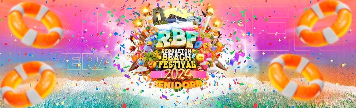Cartel del Reggaeton Beach Festival Benidorm 2024