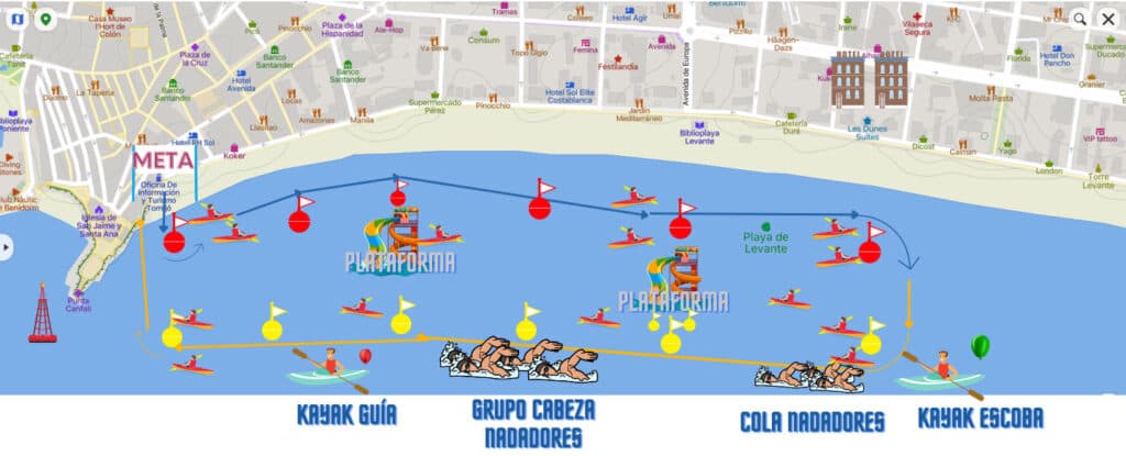 Mapa travesia 2024