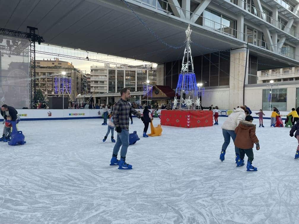 Ice skating rink in benidorm