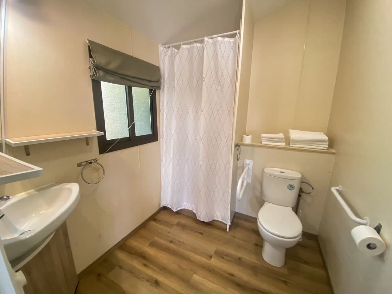 Bathroom of the accessible bungalow