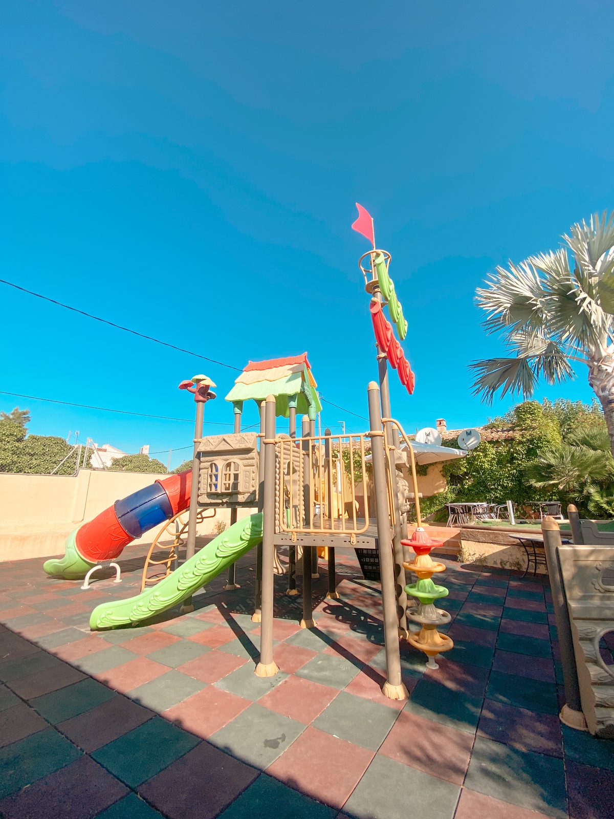 Barco pirata del parque infantil