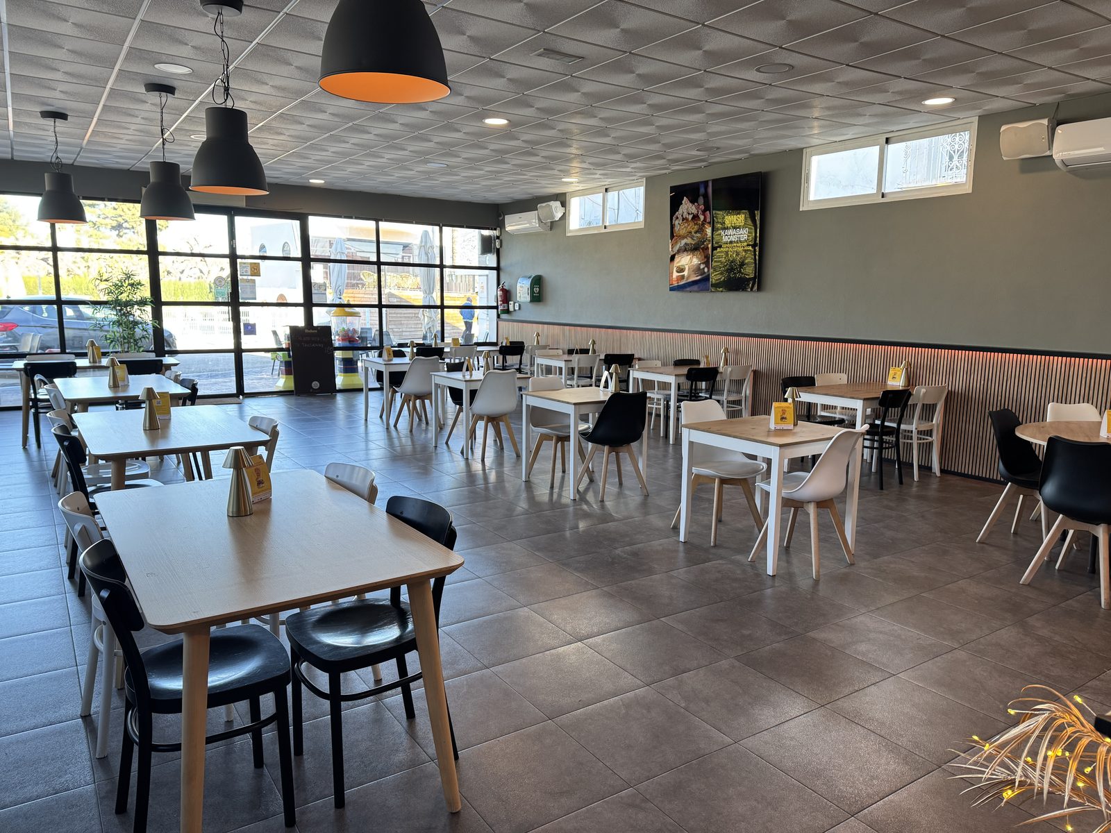 Interior del comedor del restaurante