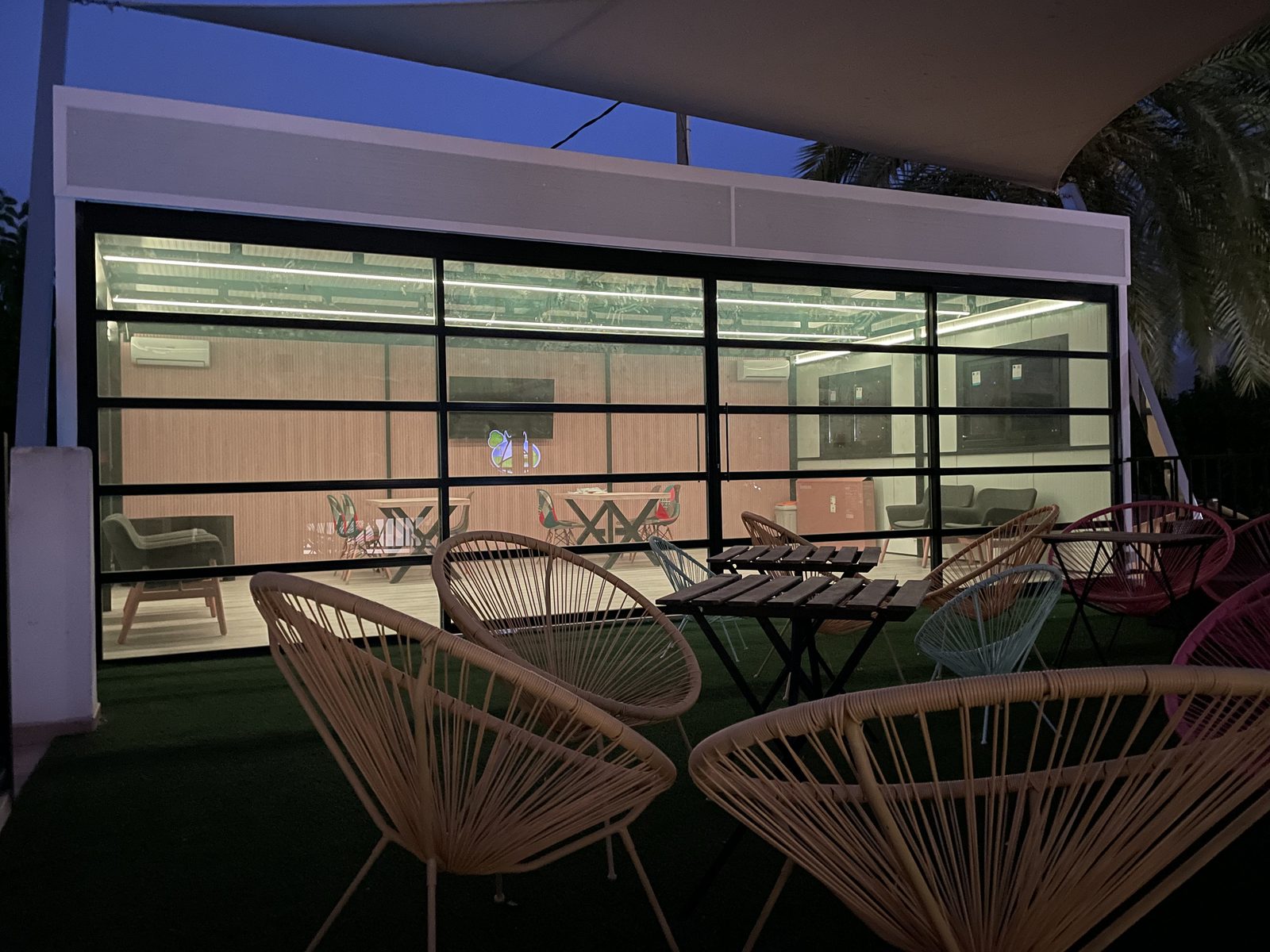 Espacio de coworking del camping