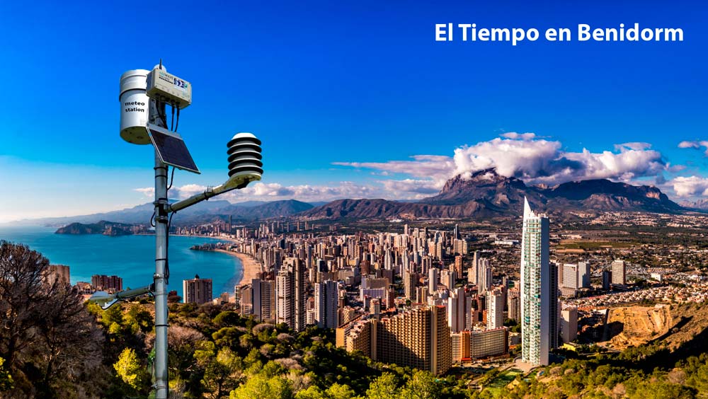 El tiempo en benidorm con estación meteorológica de aemet