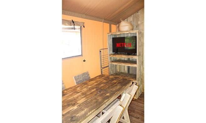 Smart TV en tienda safari