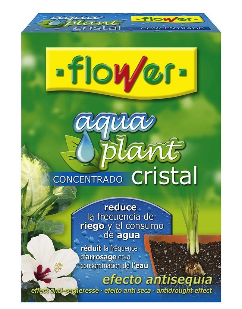 Agua gelificada para tus plantas cuando estas de viaje