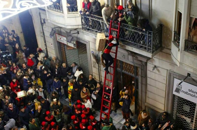Día de la cabalgata de reyes en Alcoy (Alicante)