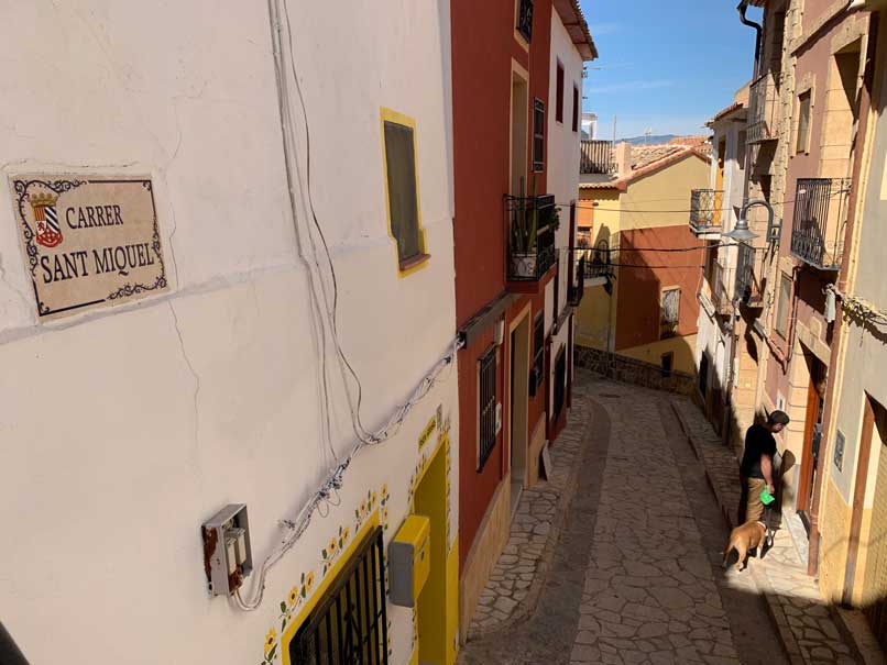 Carrer Sant Miquel en Finestrat