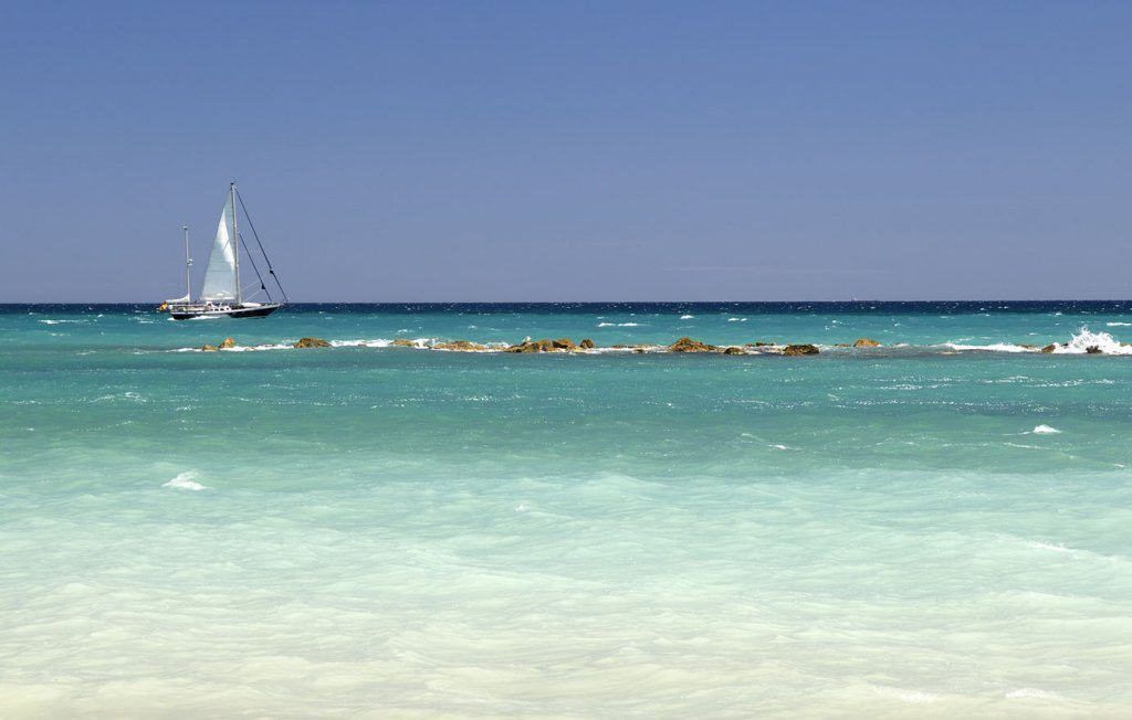 Utsikt over havet i altea, bukten