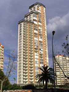 Playa azul-bygningen i benidorm