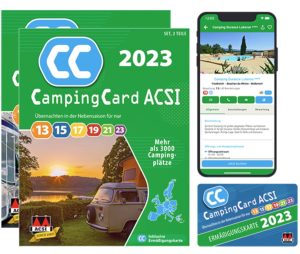 Guia acsi 2023, campingcard y app móvil