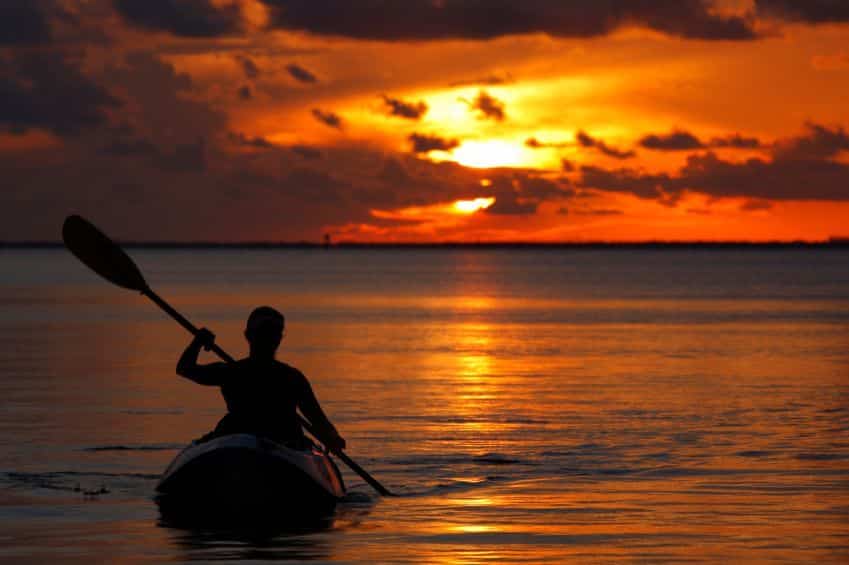 Atardecer en un kayak en altea