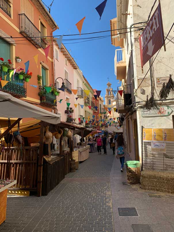 Traditional market of finestrat