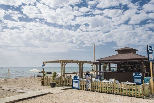 Strender For Hunder I Alicante Agua amarga-stranden i alicante