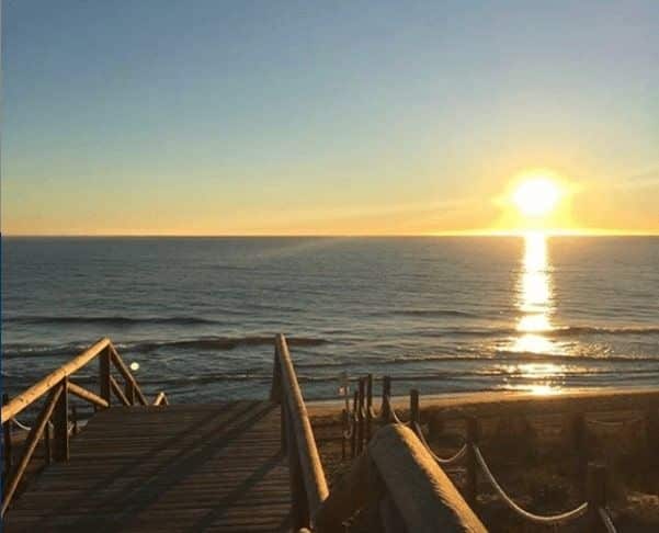 Los tusales strand in guardamar