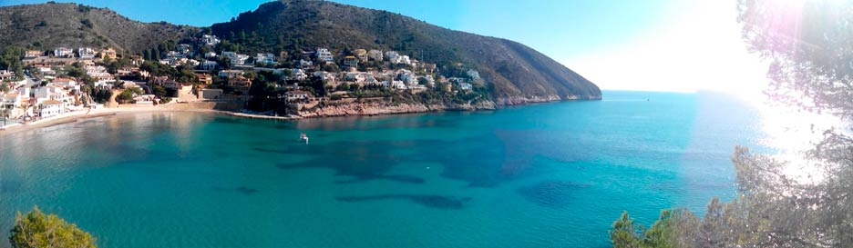 Plage de portet à moraira