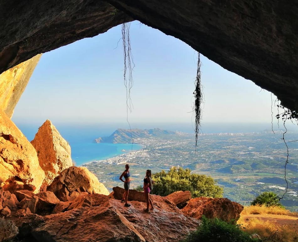 Vista del Forat de Bernia