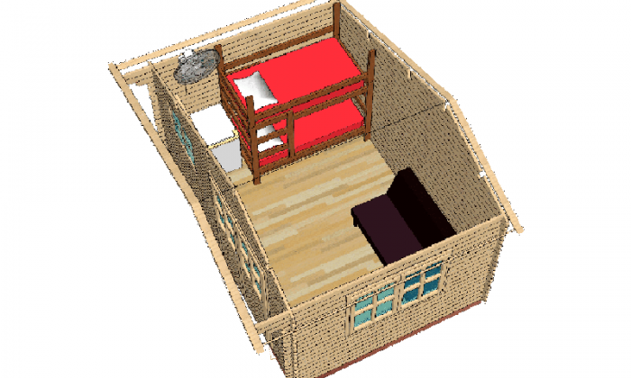 Plano sleephouse