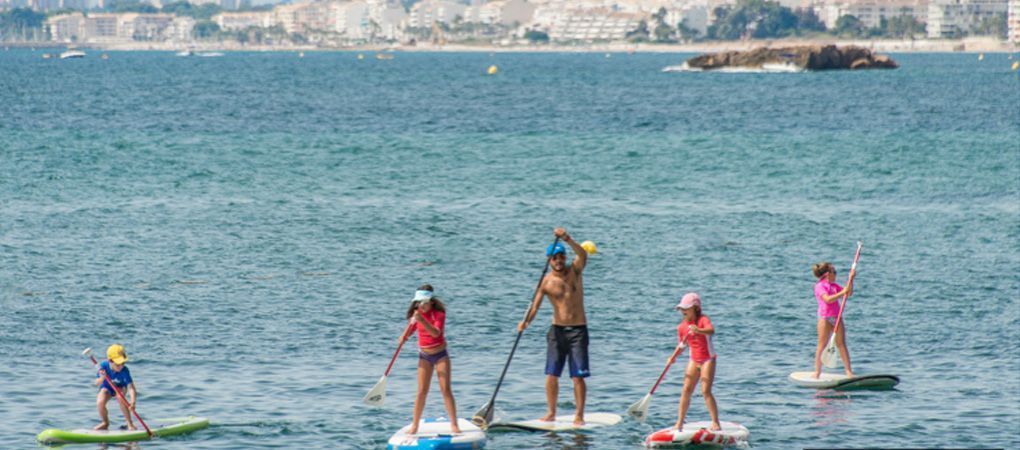 Taller paddle surf para niños y adolescentes