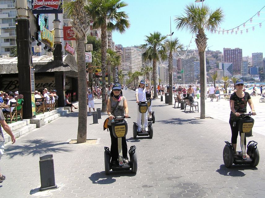 Tour segway playa Levante, en Benidorm, a partir de niños de 14 años