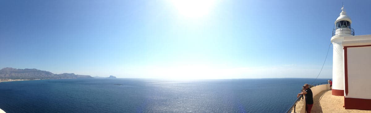 Vista desde el faro del Albir, Serra Gelada (Benidorm - Alicante)