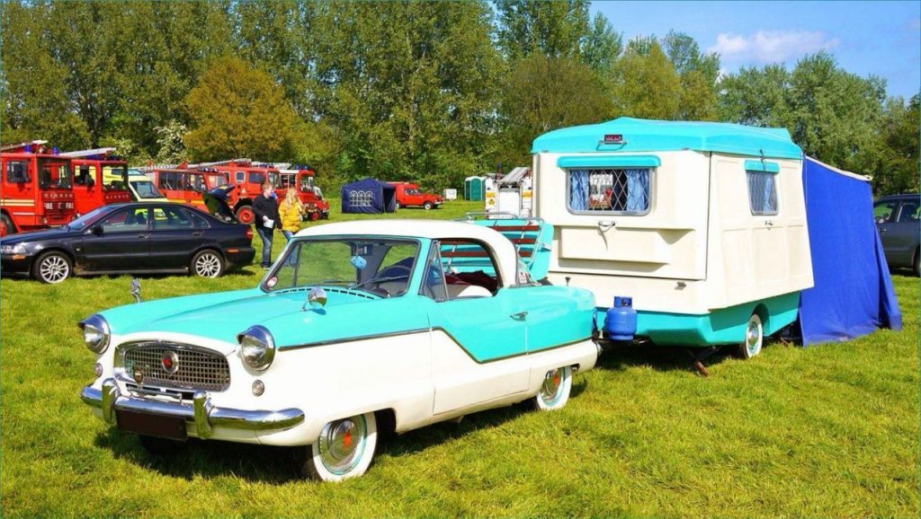 Sammenleggbar Campingvogn: Tau Drømmene Dine Portafold caravan classic 50s