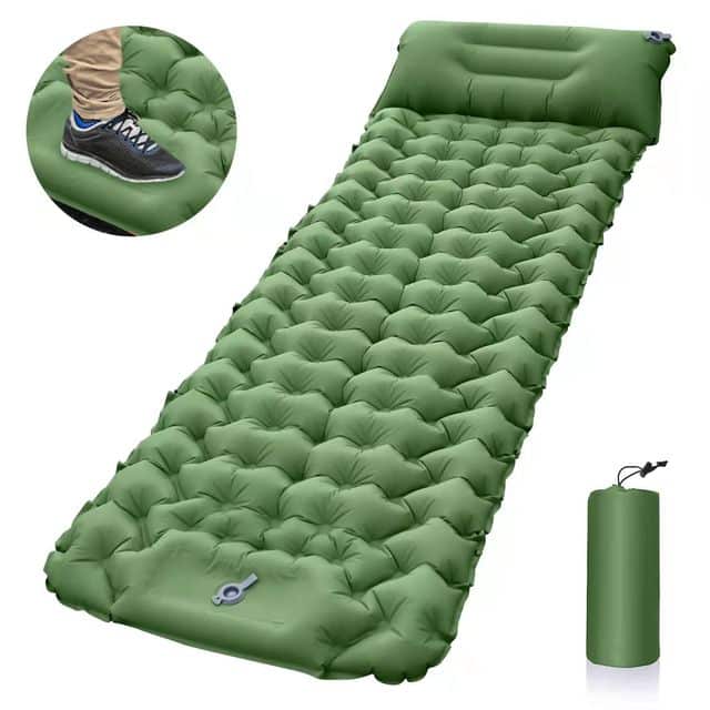 Colchoneta para dormir al aire libre colch n inflable para acampar coj n para exteriores cama