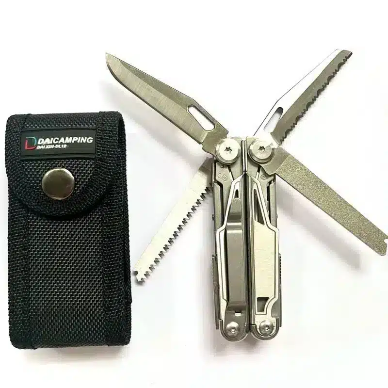 La Mejor Navaja Suiza: Top 10 Daicamping cuchillo plegable multifuncional navaja suiza multiherramientas herramientas de mano equipo de acampada dl12 7cr17mov